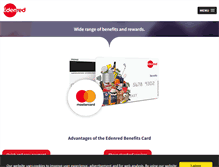 Tablet Screenshot of en.ticket-benefits-card.cz